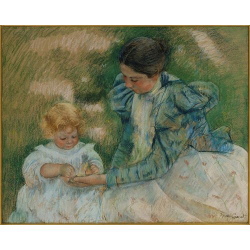 Mary Cassatt, Anne Çocukla Oynuyor