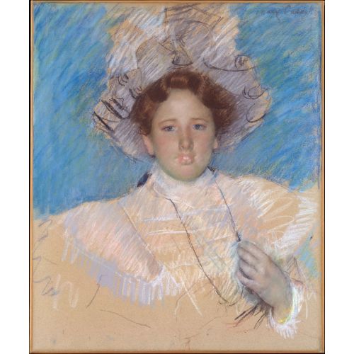 Mary Cassatt, Adaline Havemeyer In A White Hat