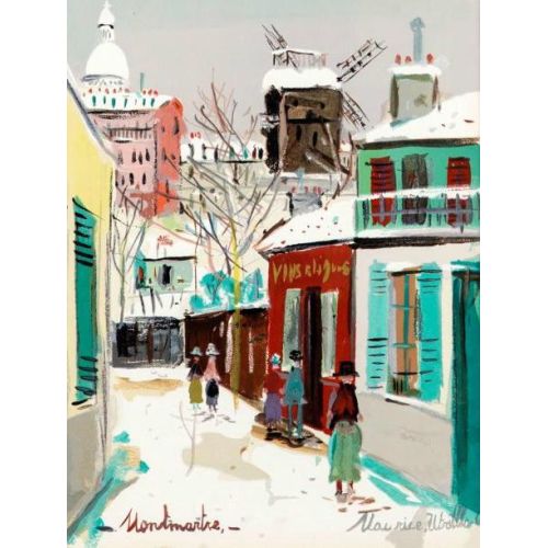 Maurice Utrillo, Moulin De La Galette Maurice Utrillo, Moulin De La Galette
