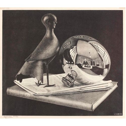 Maurits Cornelis Escher, Stilleven Met Bolspiegel