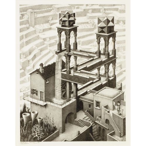 Maurits Cornelis Escher, Waterfall Maurits Cornelis Escher, Waterfall