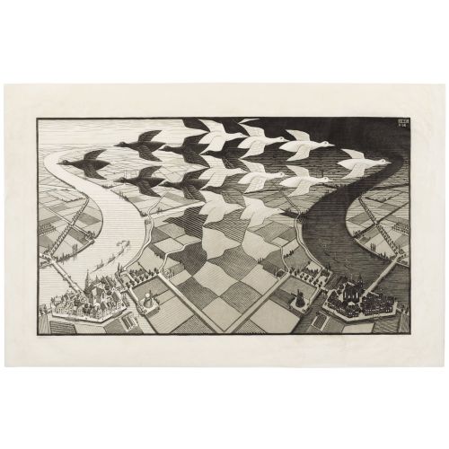 Maurits Cornelis Escher, Day And Night