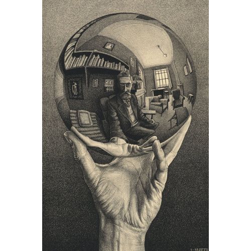 Maurits Cornelis Escher, Hand With A Reflecting Sphere