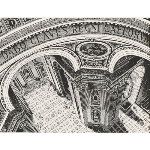 Maurits Cornelis Escher, Inside St Peter Rome Maurits Cornelis Escher, Inside St Peter Rome
