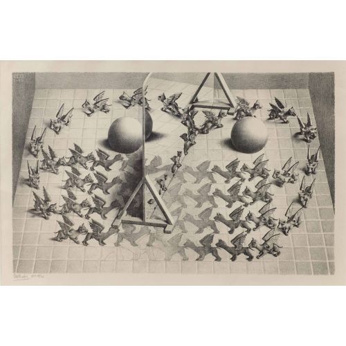 Maurits Cornelis Escher, Magic Mirror Maurits Cornelis Escher, Magic Mirror