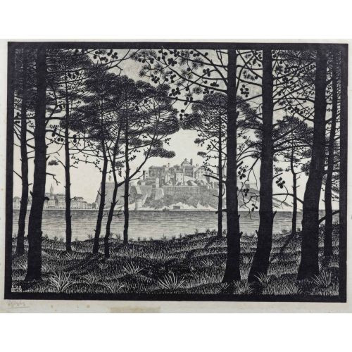 Maurits Cornelis Escher, Pineta Van Calvi Corsica Maurits Cornelis Escher, Pineta Van Calvi Corsica