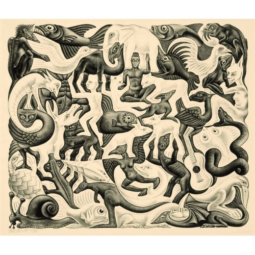 Maurits Cornelis Escher, Plane Filling II Maurits Cornelis Escher, Plane Filling II