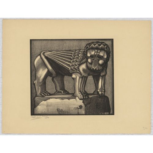 Maurits Cornelis Escher, Ravello Lion Of The Fountain Maurits Cornelis Escher, Ravello Lion Of The Fountain