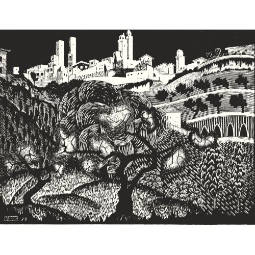 Maurits Cornelis Escher, San Gimignano II