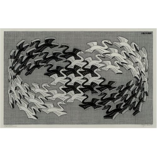 Maurits Cornelis Escher, Tasarım Hareketinin Yedi Prensibi Maurits Cornelis Escher, Tasarım Hareketinin Yedi Prensibi