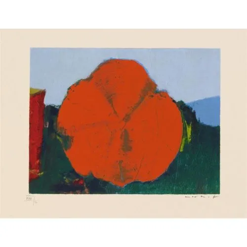 Max Ernst Rote BlumeII Surrealism Art Movements Canvas, Drawing Paper Prints, Reproduction Oil Painting and High Resolution Image