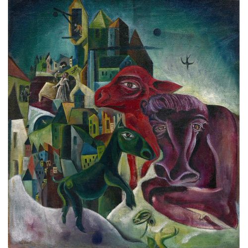 Max Ernst, City With Animals