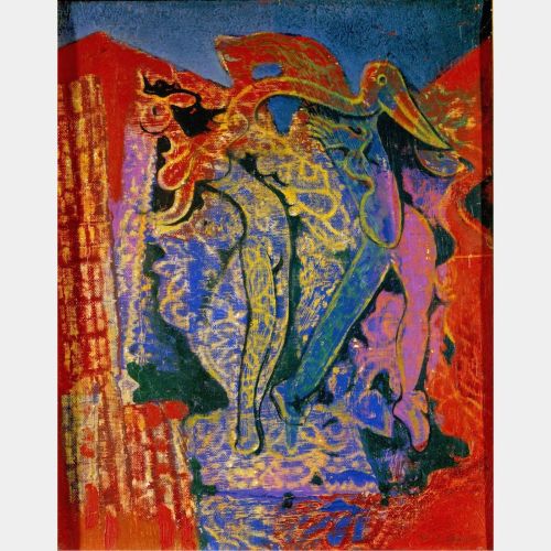 Max Ernst, Leda Et Le Cygne Max Ernst, Leda Et Le Cygne