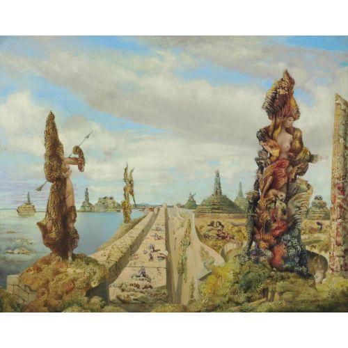 Max Ernst The Stolen Mirror Surrealism Art Movements Canvas, Drawing Paper Prints, Reproduction Oil Painting and High Resolution