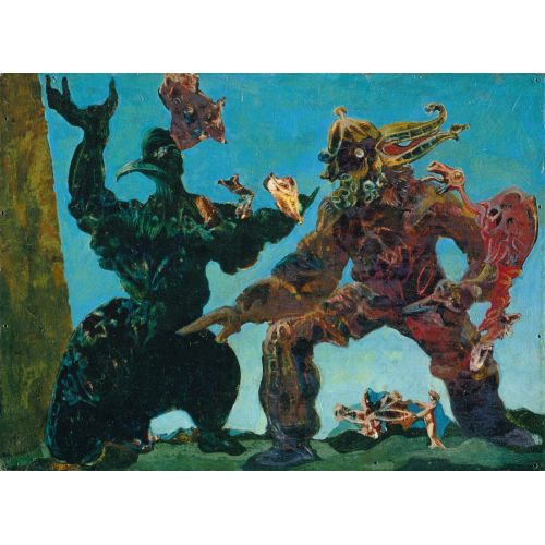 Max Ernst, Barbarians Marching To The West