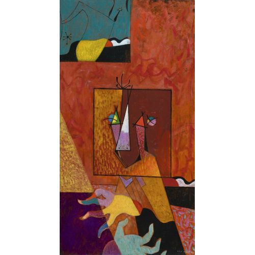 Max Ernst, Portrait Of Joan Miro