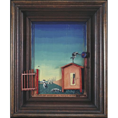 Max Ernst, Two Children Are Threatened By A Nightingale