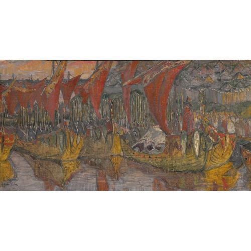 Nicholas Roerich, Vladimir Korsun Seferi, Kırmızı Yelkenler Nicholas Roerich, Vladimir Korsun Seferi, Kırmızı Yelkenler