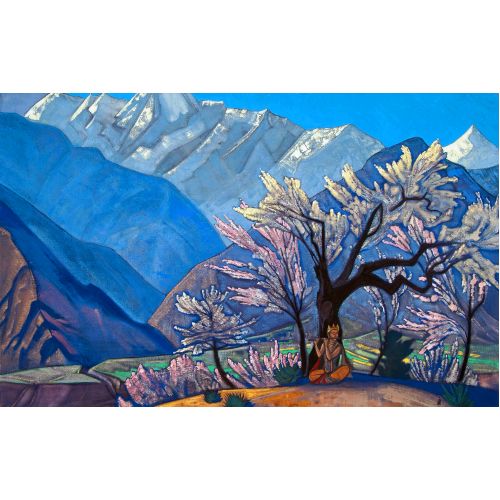 Nicholas Roerich, Krishna Spring In Kullu Nicholas Roerich, Krishna Spring In Kullu