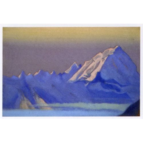 Nicholas Roerich, The Himalayas Symbolism Art Movements Canvas, Drawing Paper Prints, Reproduction Oil Painting and High