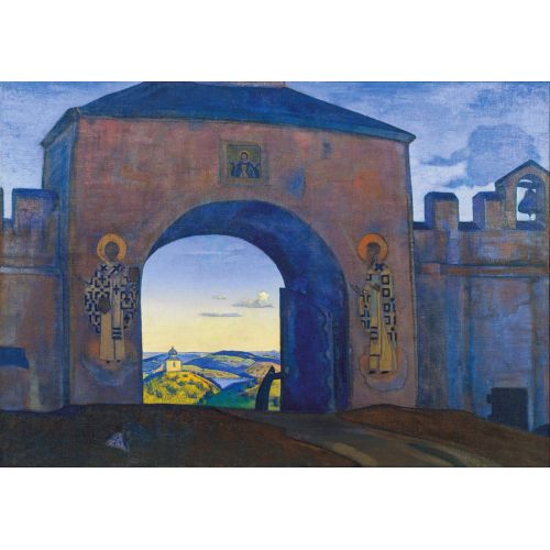 Nicholas Roerich, And We Are Opening The Gates Nicholas Roerich, And We Are Opening The Gates