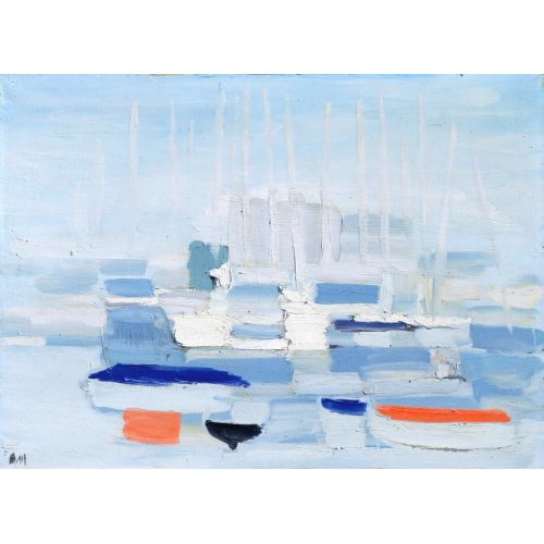 Nicolas De Stae Boats In The Harbour