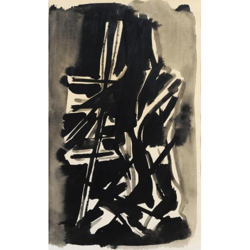Nicolas De Stael, Black Lines Composition