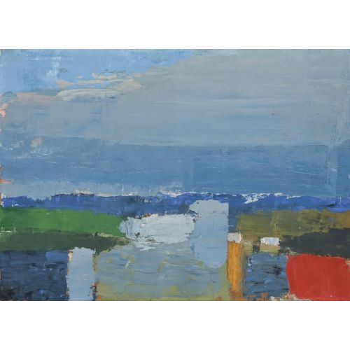 Nicolas De Stael, Noon Landscape Nicolas De Stael, Noon Landscape