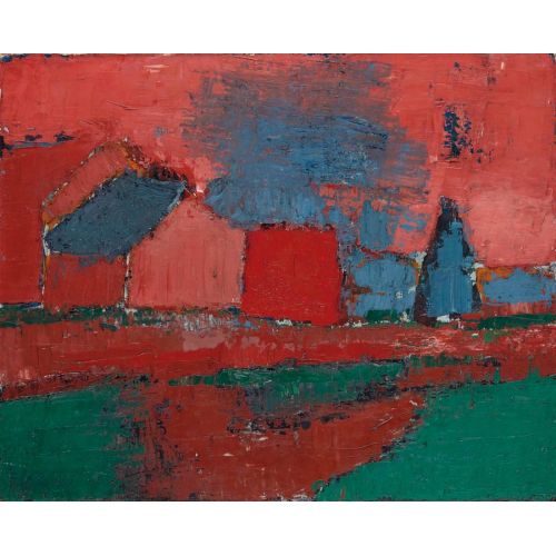 Nicolas De Stael, Ağaç Ve Evler Nicolas De Stael, Ağaç Ve Evler