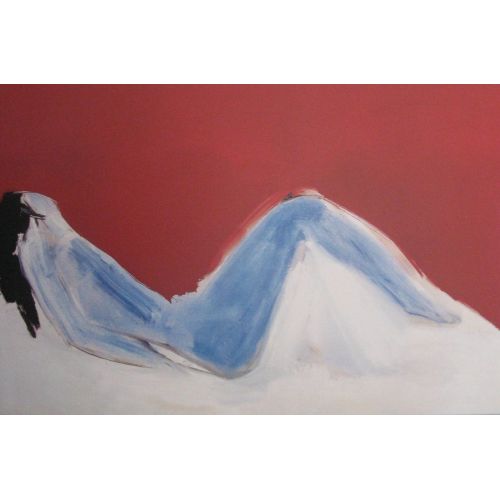 Nicolas De Stael, Nu Couche Bleu Nicolas De Stael, Nu Couche Bleu
