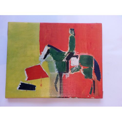 Nicolas De Stael, At Sırtında Figür Önden Görünüm Nicolas De Stael, At Sırtında Figür Önden Görünüm