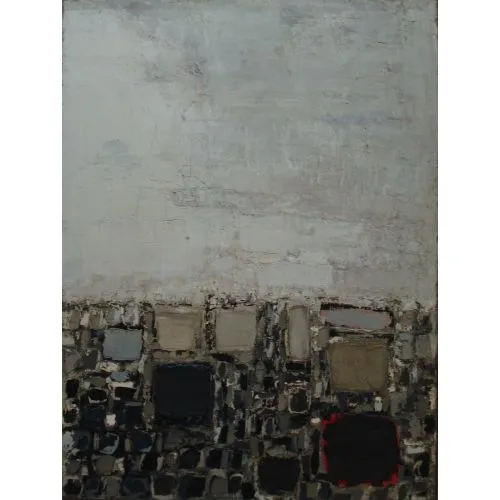 Nicolas De Stael Çatılar Soyut Nicolas De Stael Çatılar Soyut Sanat Akımları Kanvas Efektli Tablo, Resim Kağıdı Baskısı, Reprodüksiyon ve Yüksek