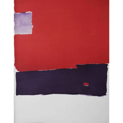 Nicolas De Stael, Başlıksız Kırmızı Ve Koyu Mavi Nicolas De Stael, Başlıksız Kırmızı Ve Koyu Mavi