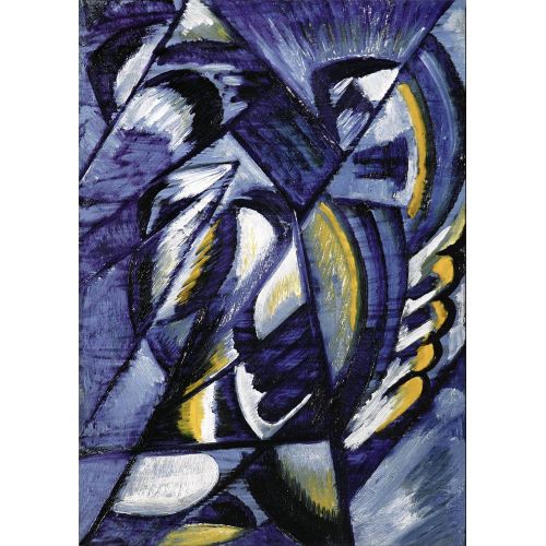Olga Rozanova, Blue_on_Tin Suprematism Olga Rozanova, Blue_on_Tin Suprematism Art Movements