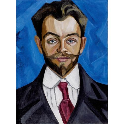 Olga Rozanova, A. Rozanov Portresi Süprematizm Olga Rozanova, A. Rozanov Portresi Süprematizm Sanat Akımları