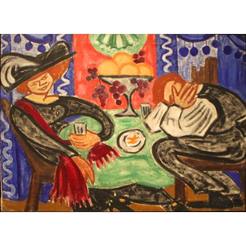 Olga Rozanova, Kafe İçinde Süprematizm Olga Rozanova, Kafe İçinde Süprematizm Sanat Akımları