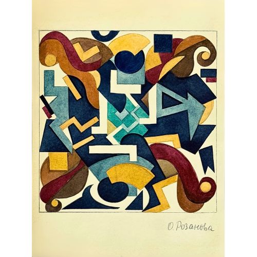 Olga Rozanova, Untitled Suprematism Olga Rozanova, Untitled Suprematism Art Movements