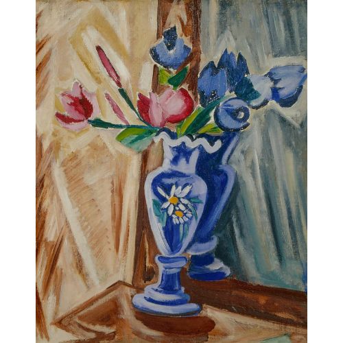 Olga Rozanova, Mavi Vazoda Çiçekler Süprematizm Olga Rozanova, Mavi Vazoda Çiçekler Süprematizm Sanat Akımları