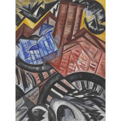Olga Rozanova, Factory and Bridge Suprematism Olga Rozanova, Factory and Bridge Suprematism Art Movements