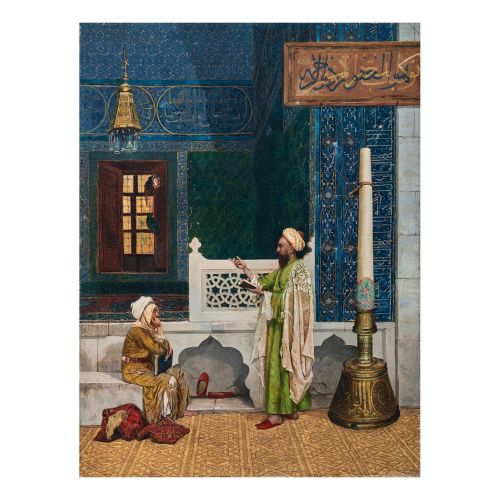 Osman Hamdi Bey, Quran Lesson In Green Mosque