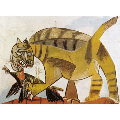 Pablo Picasso, Cat Devouring A Bird