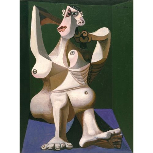 Pablo Picasso, Woman Dressing Her Hair