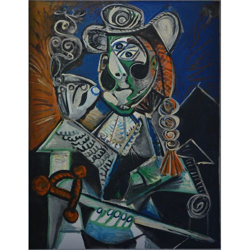 Pablo Picasso, Matador Figür Baskı Tablo  Kanvas tablo baskısı, tuval, yağlı boya reprodüksiyon tablo yaptırma, resim