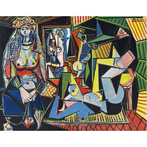 Pablo Picasso Cezayirli Kadınlar Figür Sanat Akımları Pablo Picasso Cezayirli Kadınlar Kanvas Tablo Satın Al, Yağlıboya