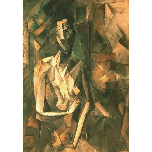 Pablo Picasso Seated Nude Cubism Art Movements Pablo Picasso Seated Nude Buy Oil Painting Canvas:The painting completed in 1909