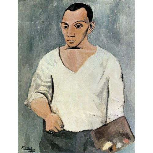 Pablo Picasso, Self-Portrait With Palette