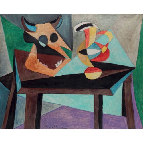 Pablo Picasso, Boğa Kafalı Natürmort