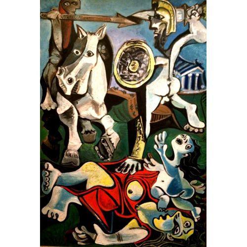Pablo Picasso, Rape Of The Sabine Women-2 Pablo Picasso, Rape Of The Sabine Women-2