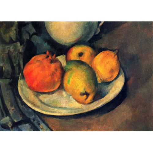 Paul Cezanne, Still Life With Pomegranate And Pears