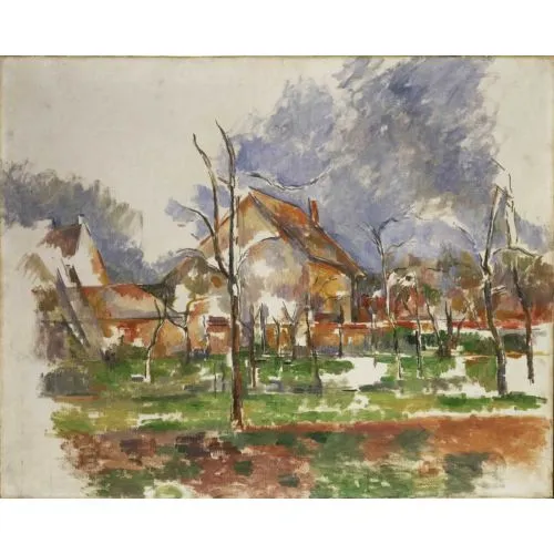 Paul Cezanne, Kış Manzarası, Giverny Paul Cezanne, Kış Manzarası, Giverny
